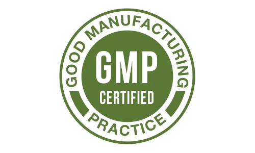 GMP certified badge — Red Boost is manufactured under Good Manufacturing Practice standards